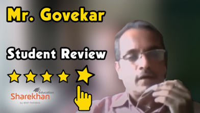 Sharekhan Education Review by Govekar testimonial final